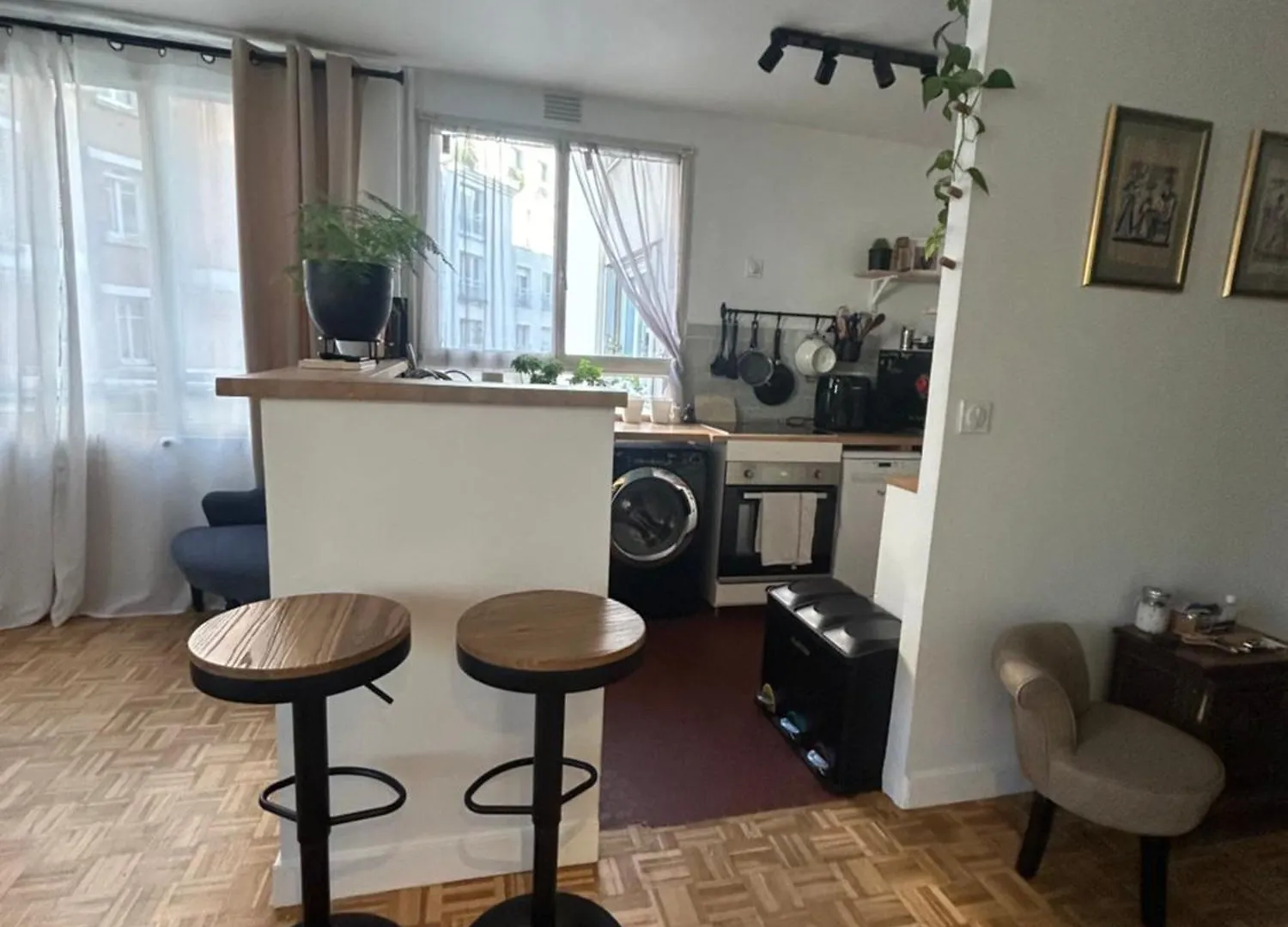 Grand Appartement 2 Pieces Dans Le 20Eme A פריז דירה